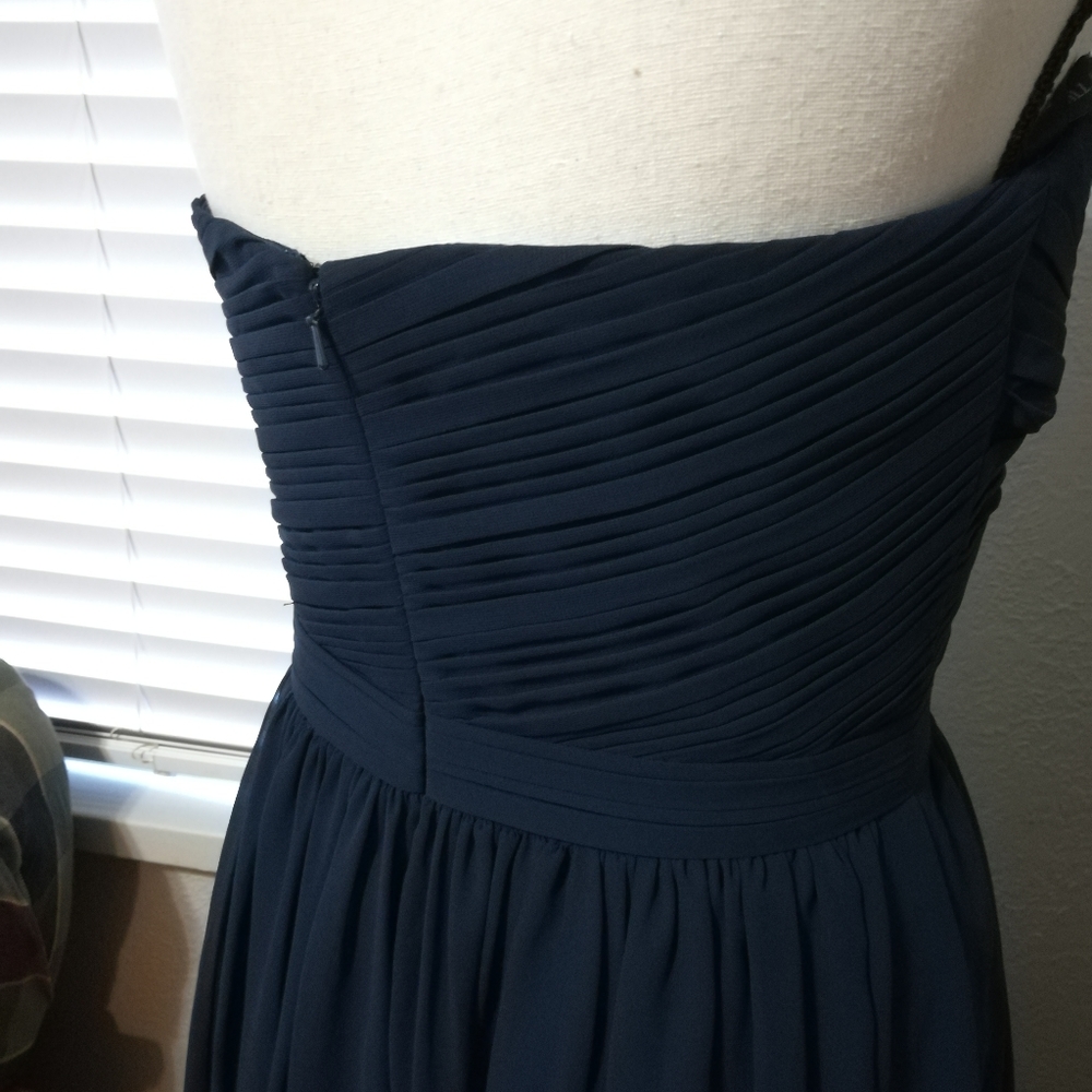NWOT Stunning navy blue formal dress - Picture 6 of 12